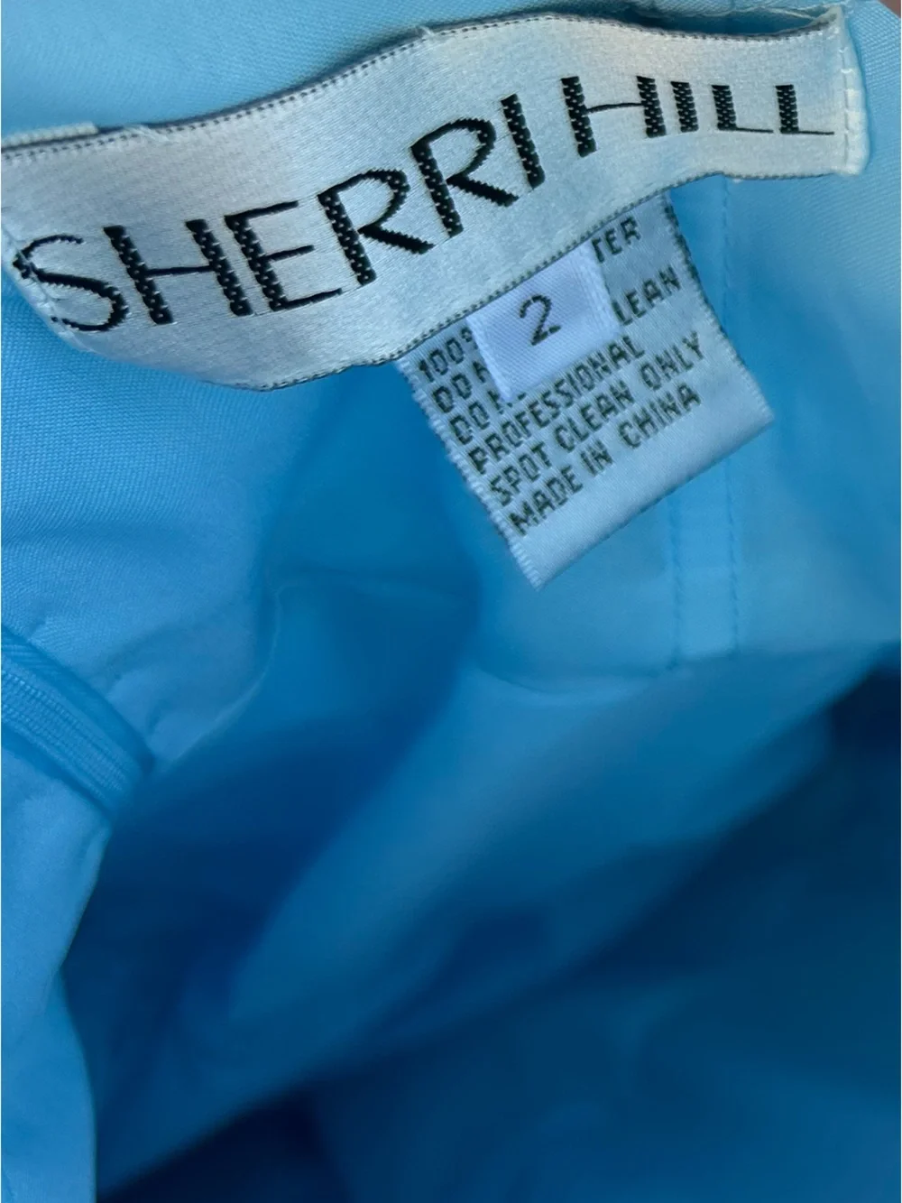 Sherri hill 51588 Ball Gown Light blue size 2 NWT